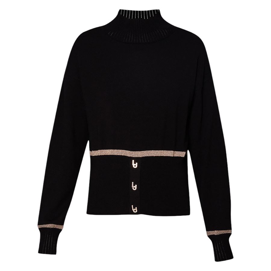 Dolcevita con logo Liu Jo | TF4165MS75LA4268